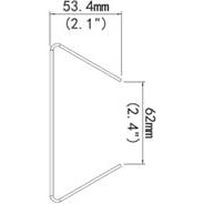 ALLNET ALL-CAM24xx Pole Mount Bracket – Outdoor Mast Holder for IP Cameras (Galvanized Steel, CCTV Installation) - 2