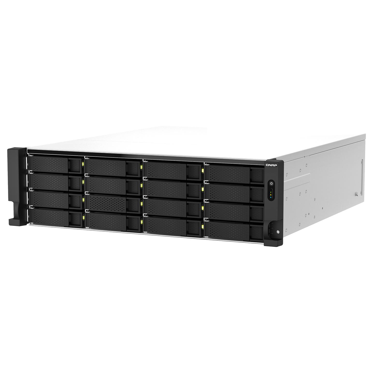 QNAP TS-h2287XU-RP-E2336-32G, Server NAS Rack 3U, 22-Bay (16× 3.5″ HDD + 6× 2.5″ SSD), Intel Xeon E-2336 6-Core, 32GB ECC DDR4, 2× 10GbE + 2× 2.5GbE, 2× 550W Redundant PSU - 5