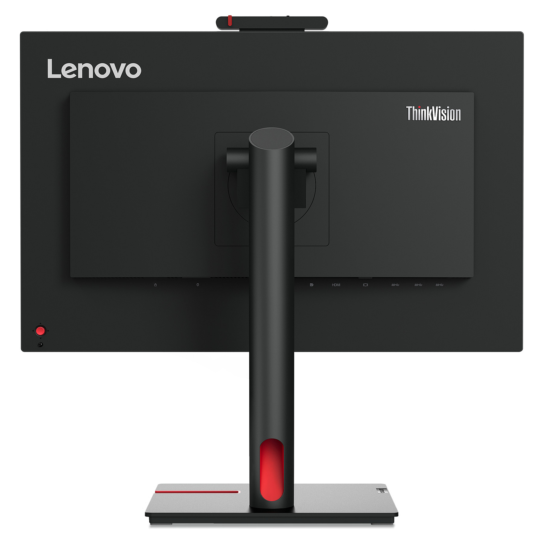 Monitor për Punë 61cm/24" (1920x1080) Lenovo ThinkVision T24v-30 16:9 FHD IPS 75Hz 4ms HDMI VGA DP Lautës Speaker Webcam Zi - 3