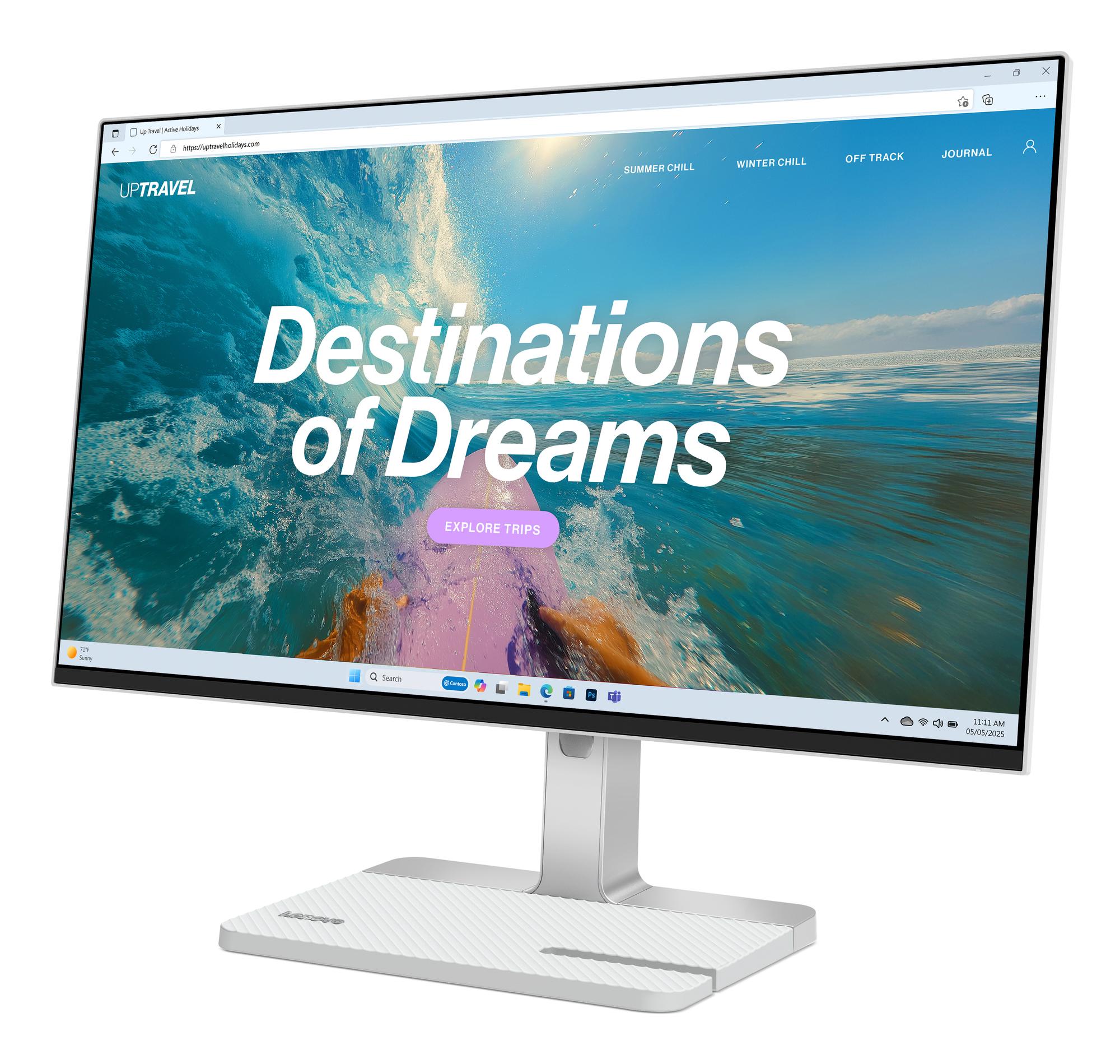 Monitor Gaming Lenovo L24D-4C / 23.8" / Full HD IPS / 144Hz / 4ms / HDMI+USB-C - Hiri - 2