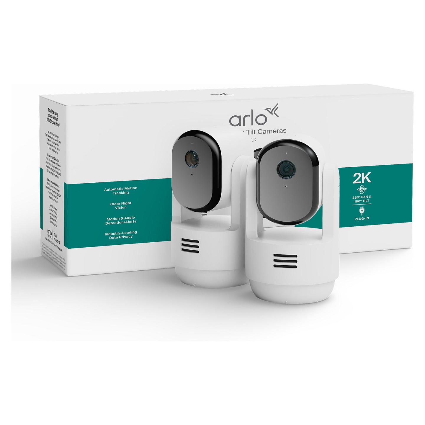 Kamerë Sigurie IP CCTV Arlo Essential 3 2K Pan-Tilt-Zoom, 3MP, 2304 × 1296, Audio 2-Kahëshe, PoE, USB - Bardhë