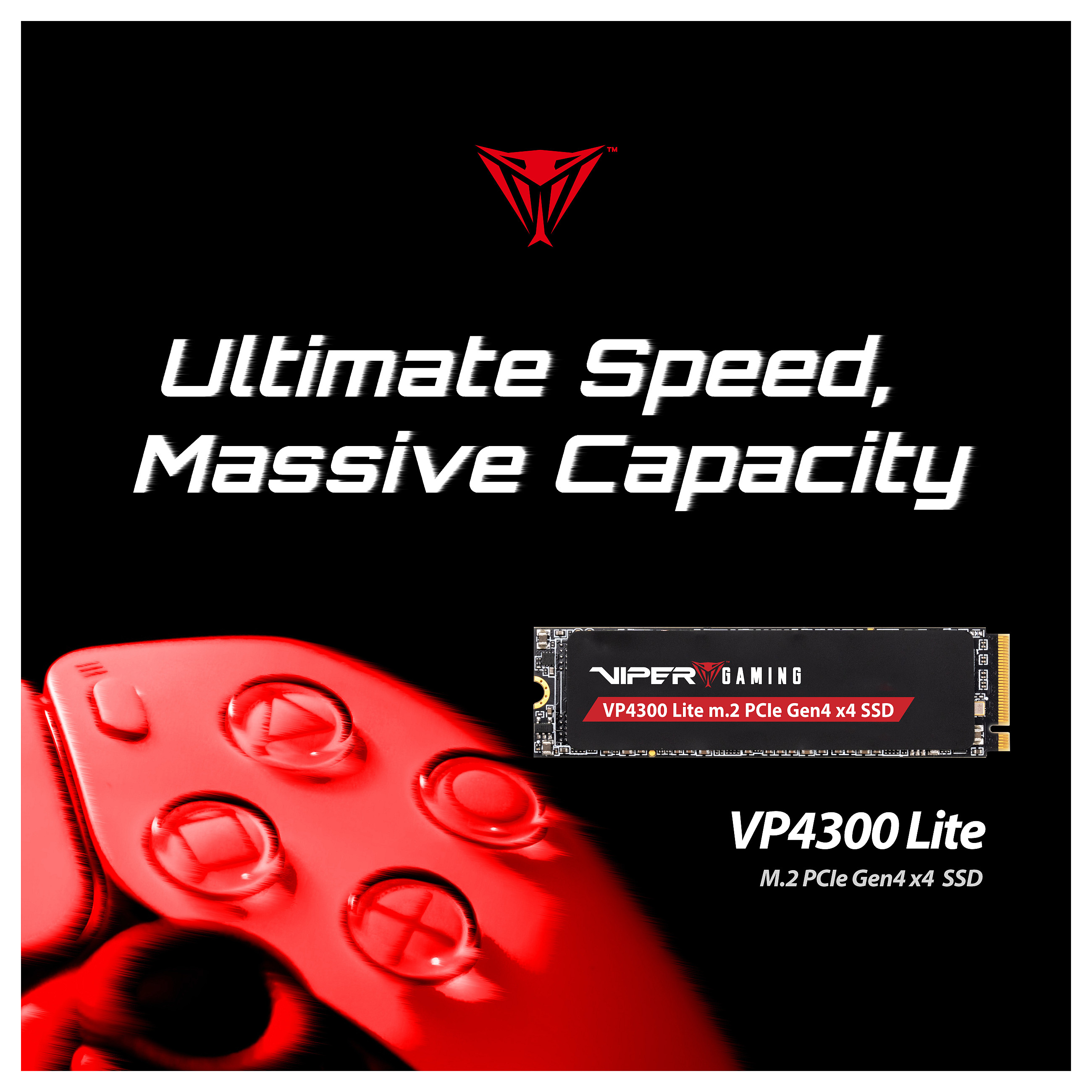 SSD e Brendshme M.2 / 4TB / Patriot Viper VP4300 Lite NVMe PCIe 4.0 x4 (7400/6400 MB/s, 2280) - 11