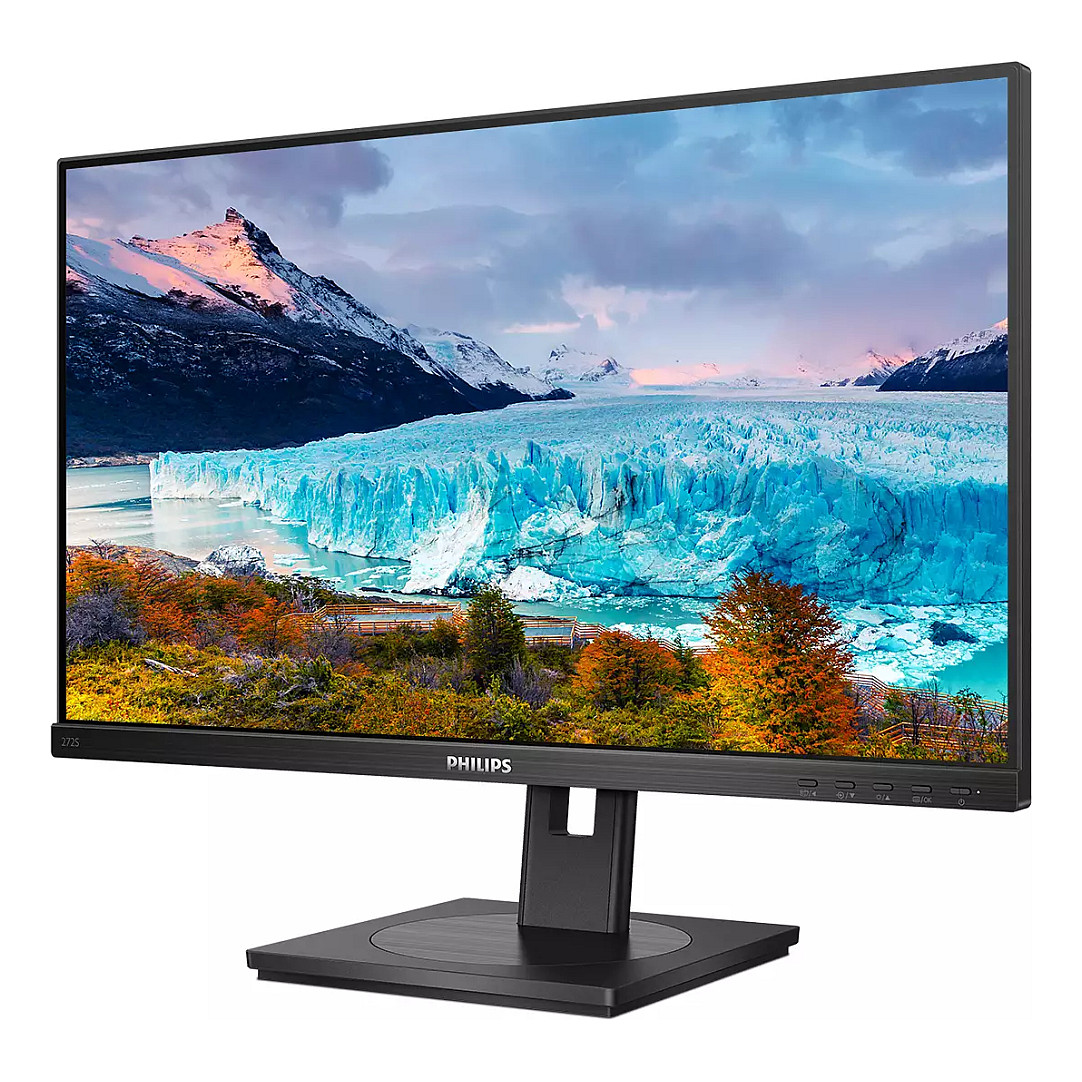 Monitor Philips 272S1M / 27″ / FHD IPS LCD / 75Hz / 4ms / VGA + DVI + HDMI + DP + USB Hub - Zezë - 4