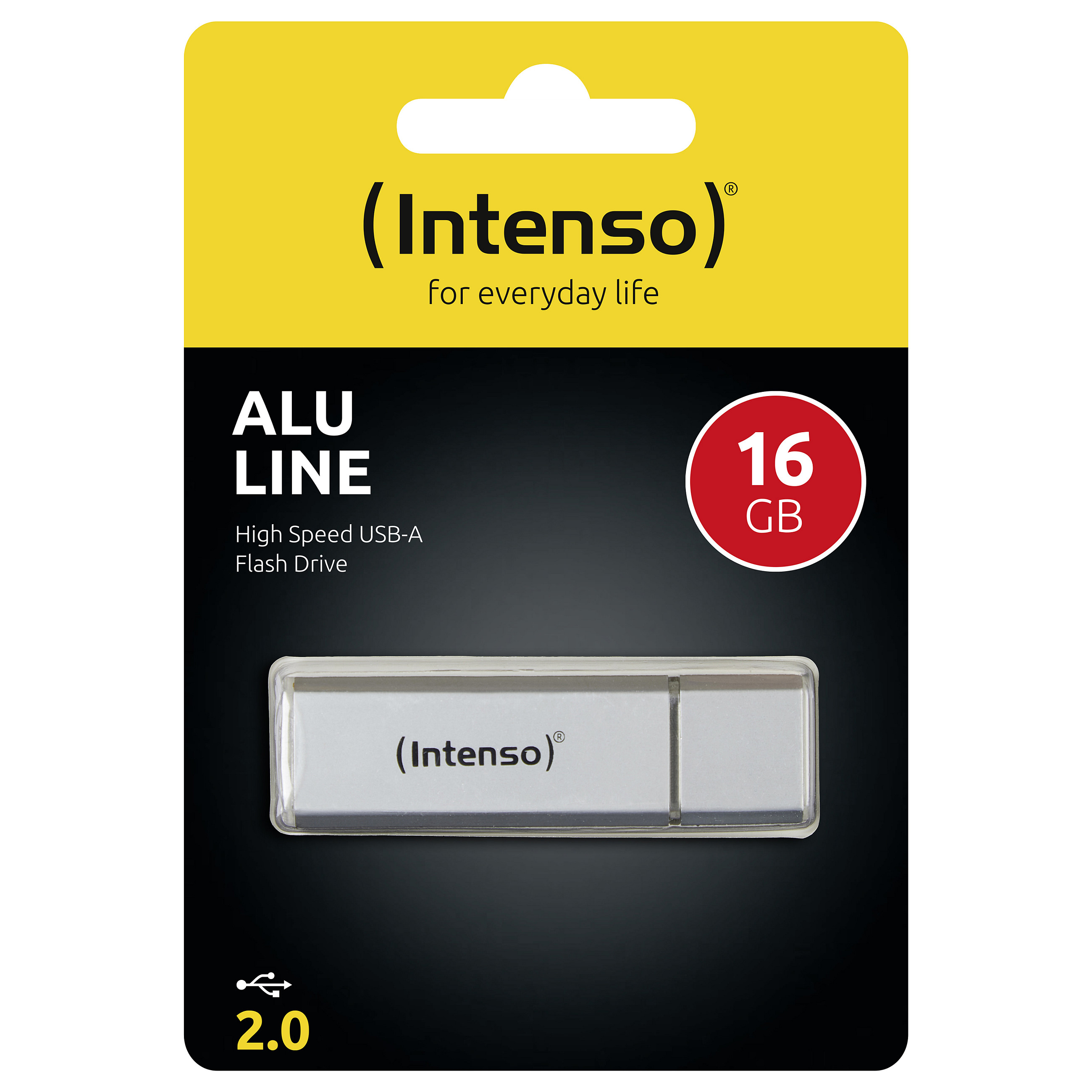 USB Flash Drive STICK Intenso Alu Line 16 GB -Silver - 3