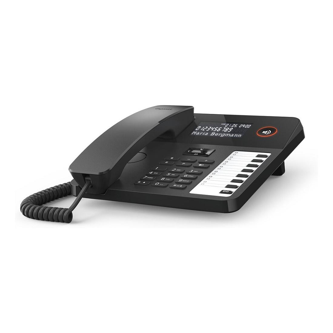 Telefon Analog Gigaset DESK 600, LCD, 3-Rreshta, 7 Taste Direkt, RJ-9, Hands-Free - Zezë - 2
