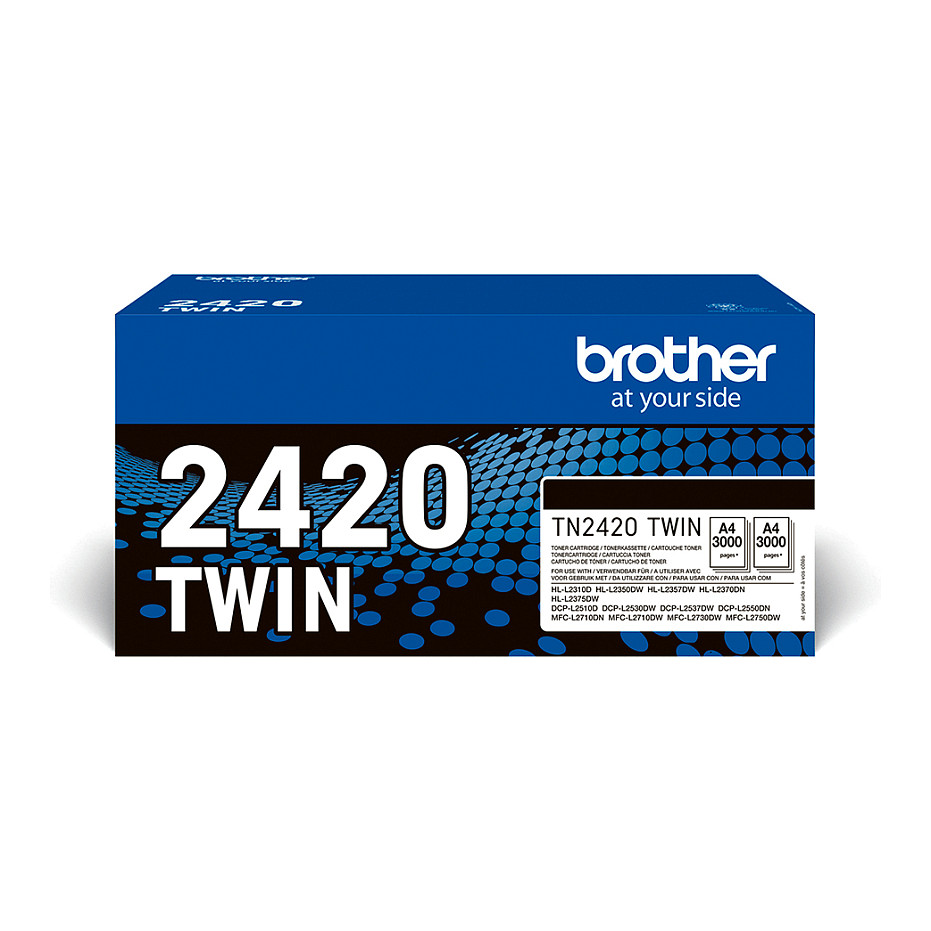Toner Brother Toner TN-2420TWIN Zi 2er Paket deri në 3.000 faqe sipas ISO 19752 - 1