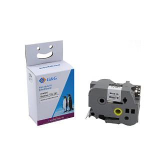 Shirit për Printer G&G BB-B-G-261 / Kompatibil me Brother TZe-261 / I Laminuar / 36 mm × 8 m / Bardhë - 4