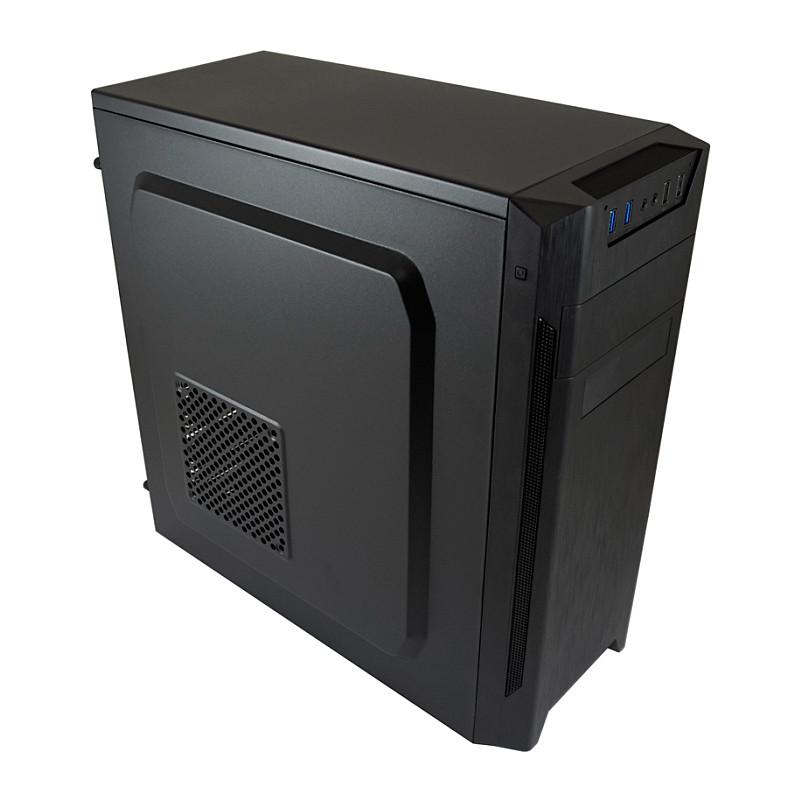 Kasë LC-Power 7040B / Midi-Tower / ATX / 2x USB 3.2 Gen1 + 2x USB 2.0 / 4x120mm – Zezë - 5