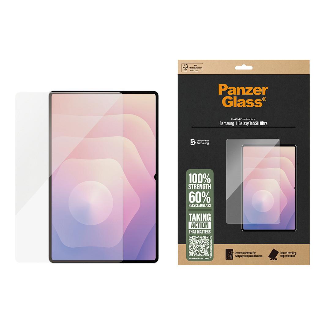 Xham mbrojtës PanzerGlass / Samsung Galaxy Tab S11 Ultra / Ultra-Wide Fit - Transparent - 2