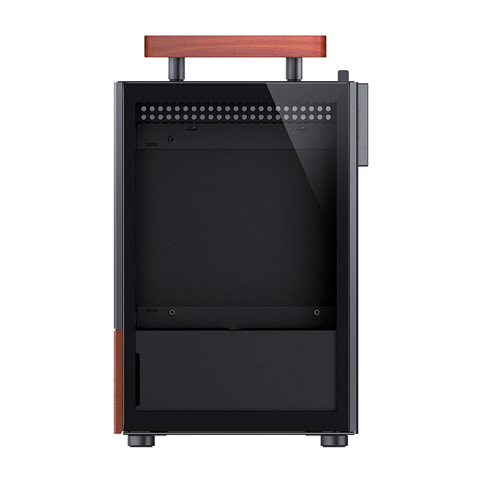 Kasë PC JONSBO T6 / Mini Tower / Mini-ITX / Tempered Glass / Wood - Zezë - 20
