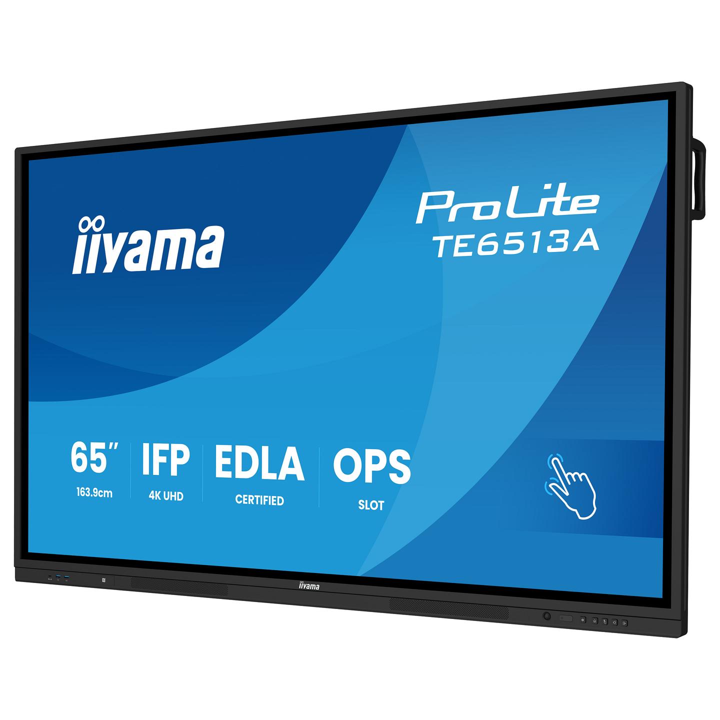 Interaktiv (Smart Board) iiyama ProLite TE6513A-B2AG, 65", 4K UHD, IPS, 8GB, 128GB, HDMI, USB-C - Zezë - 6