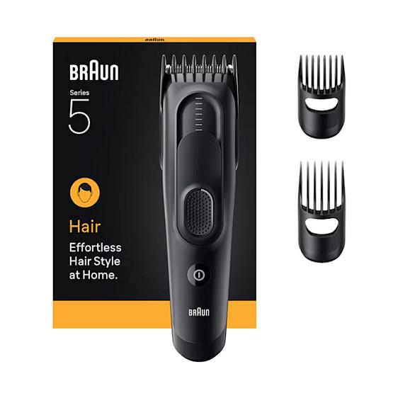 Makinë e Rrojës Braun Series 5 HC5530, Pa Kabllo, 17 Nivele Prerjeje, 50 Min Autonomi – Zezë