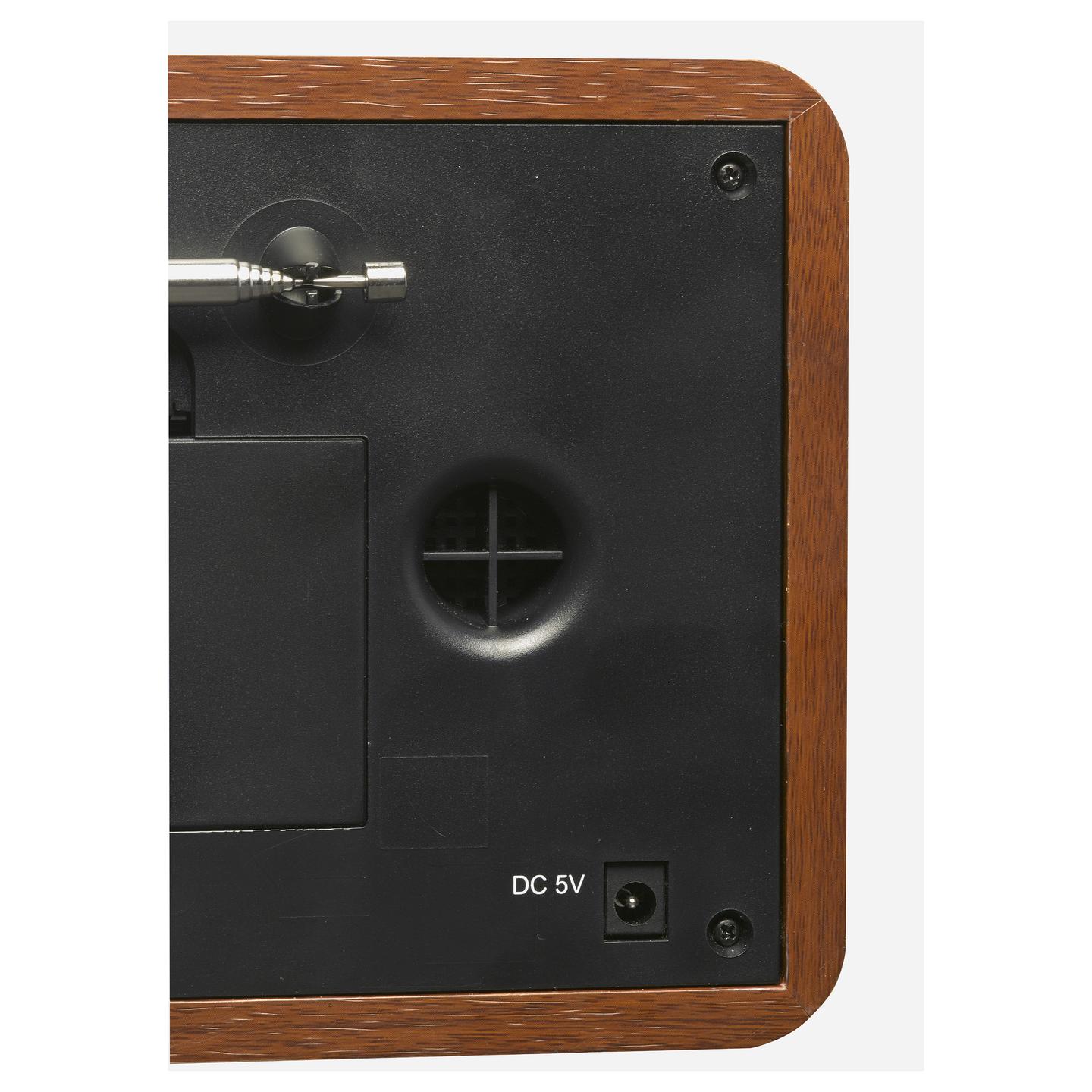 Radio Denver DAB-18, DAB+, FM, 4 W RMS, Tuner analog dhe digjital, Ekran LCD, Antenë e jashtme, Bateri C - Zezë, gri - 5