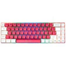 Tastierë Gaming GAMIAC TKL69G SF 65% / Mekanike / Kailh Red Switches / RGB / USB-C - Bardhë/Kuqe