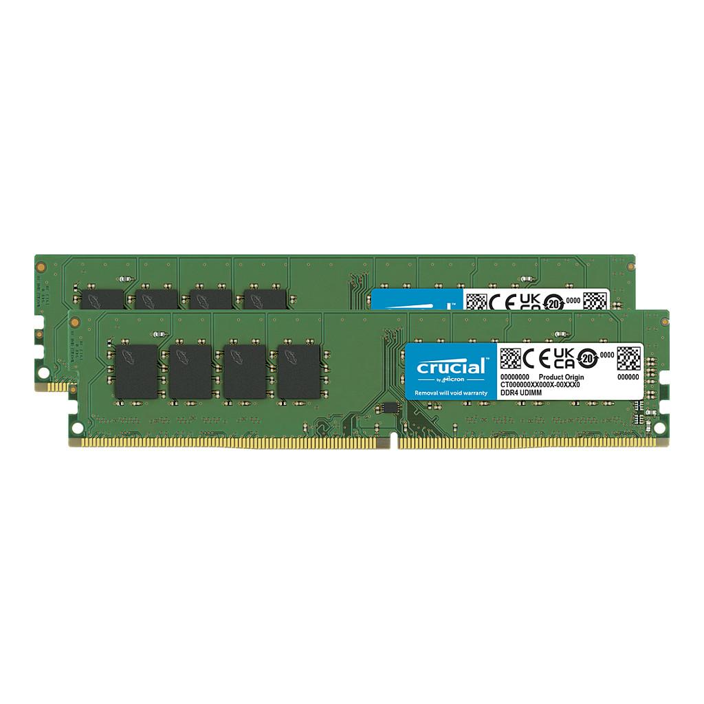 RAM Memorie DDR4 Crucial / 64GB (2x32GB) / DIMM / 3200MHz / CL22 / 288-pin
