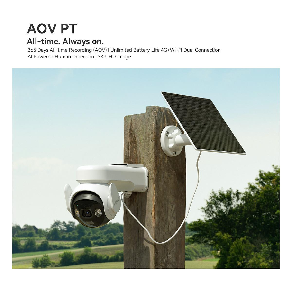 Kamerë Imou AOV PT 5MP, 4G, Wi-Fi, 3.6mm, 5MP, PT, 8× Zoom Dixhital - Bardhë - 7