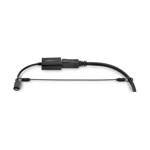 Lidhëse Sigurie për Kabllo StarTech.com CONNLOCKPK20, 20 Copë, Çelik, 30cm, Anti-Vjedhje - Zezë - 2