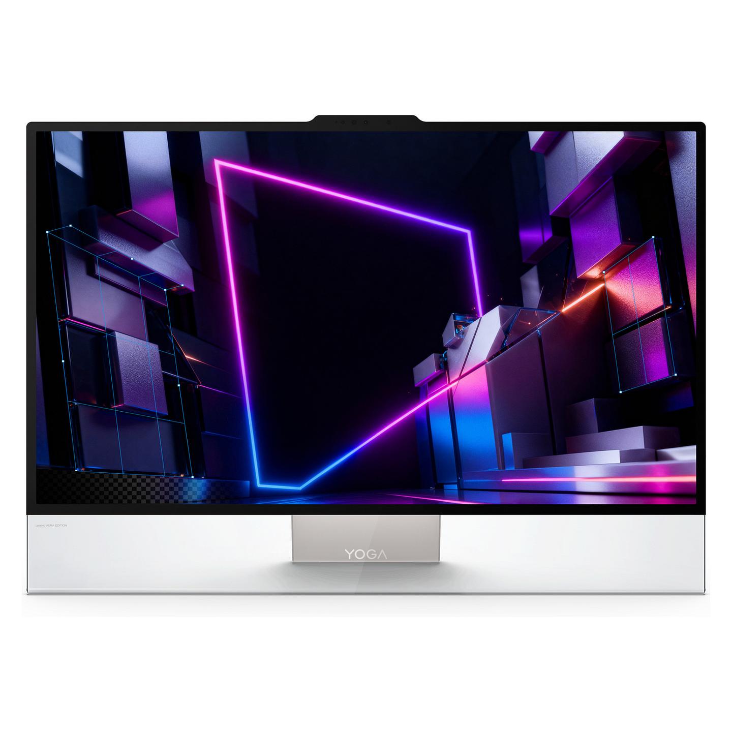 AIO Lenovo Yoga AIO 32IPH11, Core Ultra X7 358H, 32GB LPDDR5X, 2TB, 31.5" 4K OLED, Intel Arc B390 Graphics, Tastierë & Maus - Krem - 2