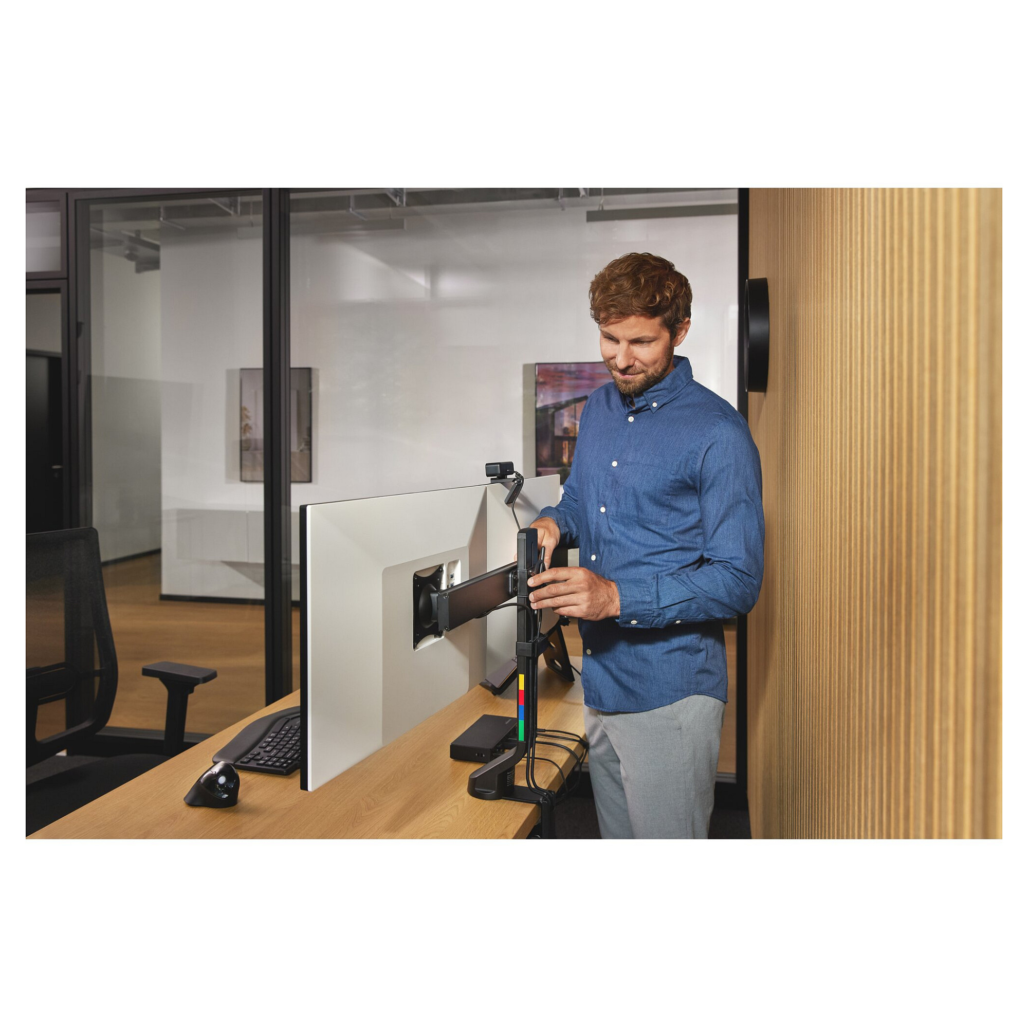Maus pa Kabllo Kensington Pro Fit Ergo Vertikal - Zezë - 13