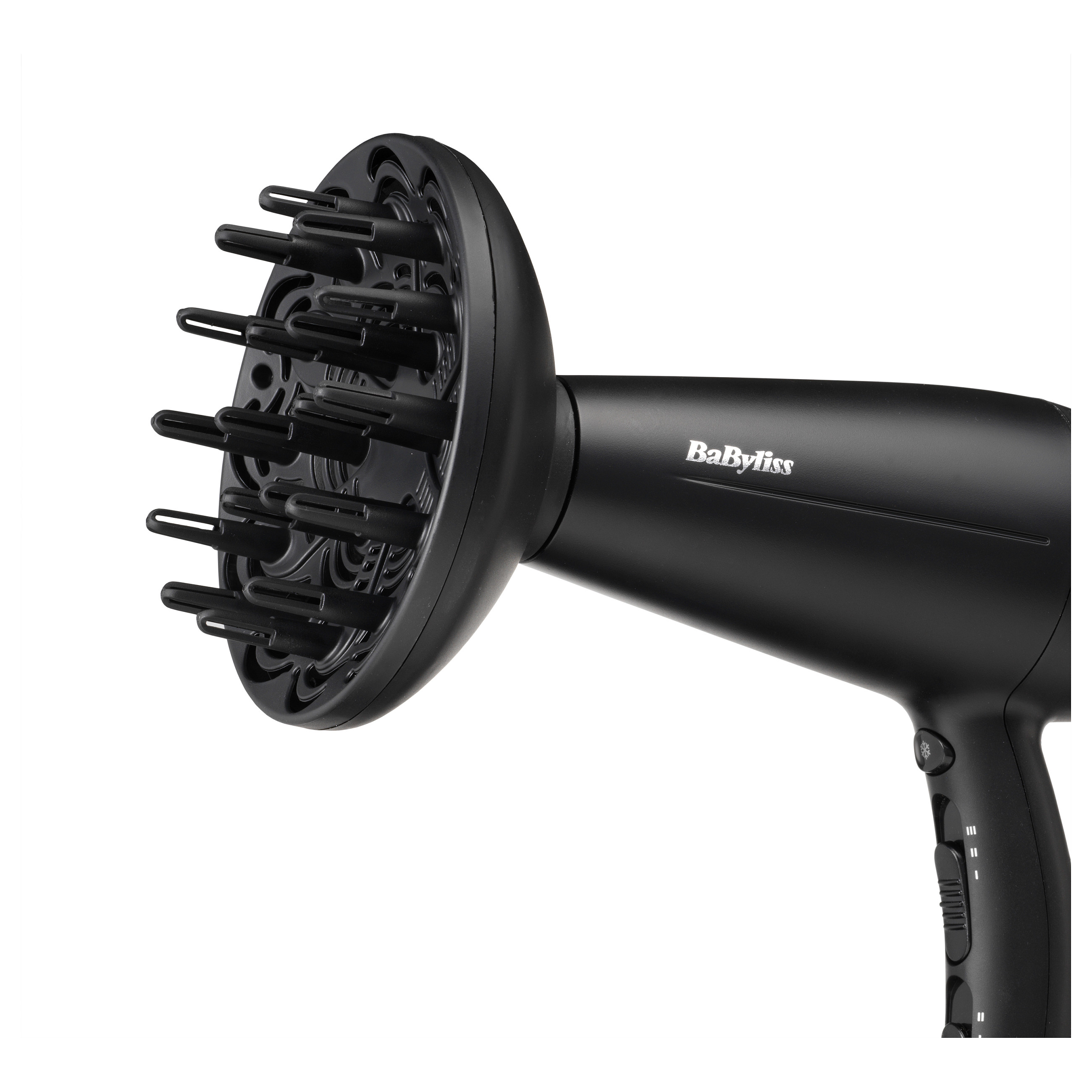 Tharëse për flokë BaByliss Turbo Smooth D572DE / 2200W / Motor AC / Ionic / 91 km/h / 3 Temperatura / 2 Shpejtësi – Zezë - 7