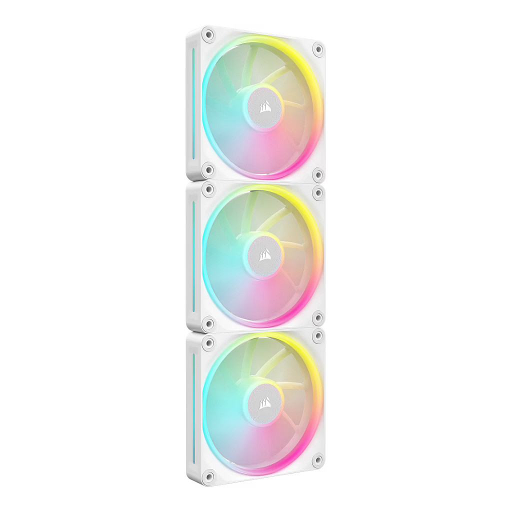 Ftohës për Kasë Corsair RS120-R / 120mm / 400-2400 RPM / ARGB / PWM / 3-Pack – Bardhë