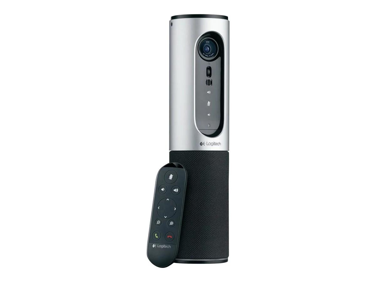 Sistem për Konferencë Logitech ConferenceCam Connect / 1080p / 90° / 4x Zoom / 360° Speakerphone / USB Bluetooth HDMI - Argjend/Zezë