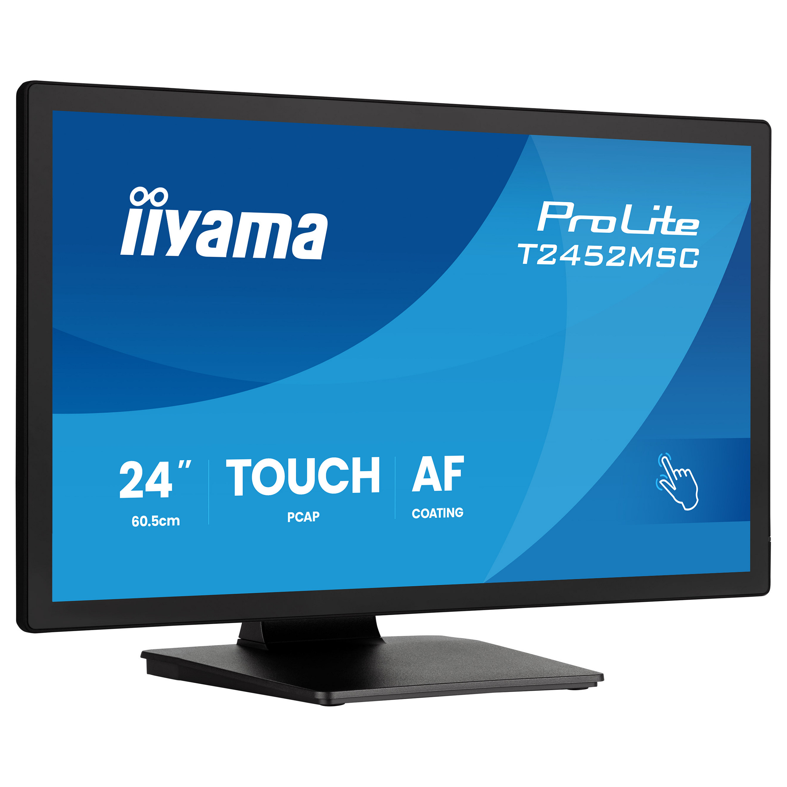 Monitor iiyama ProLite T2452MSC-B2 / 24"/ Full HD IPS / Touch / 120Hz / 5ms / HDMI+USB+DP - Zezë - 2