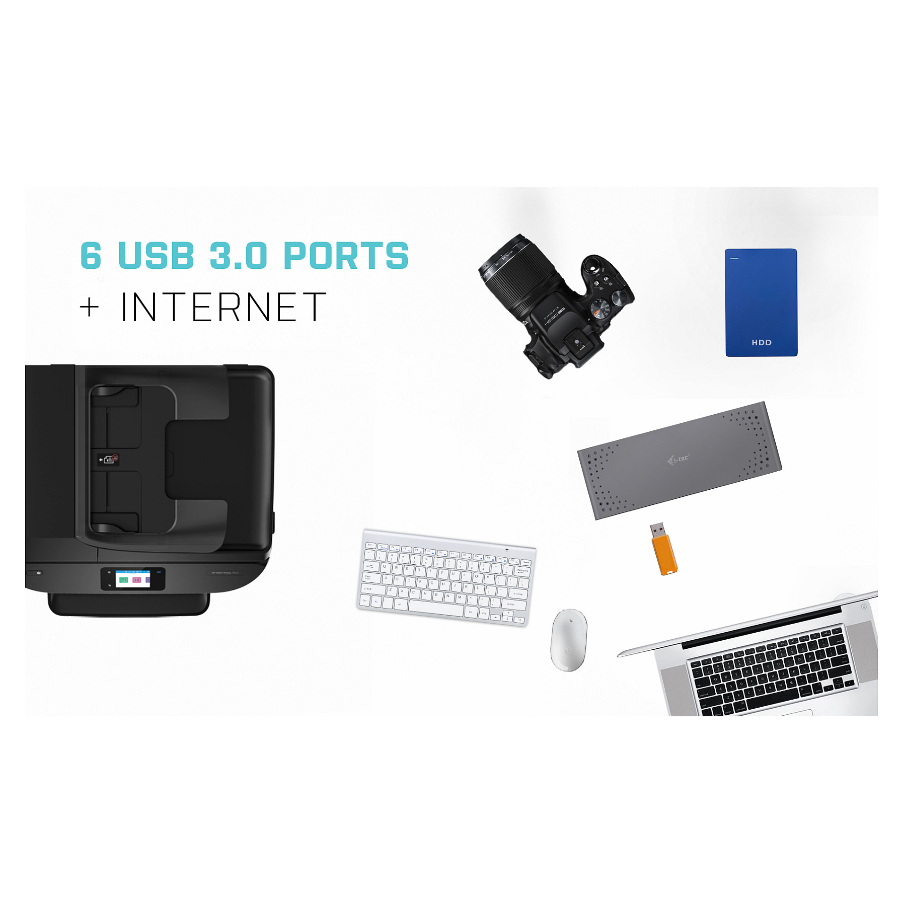 Docking Station I‑TEC USB 3.0 / USB-C 5K Universal Dual - 14