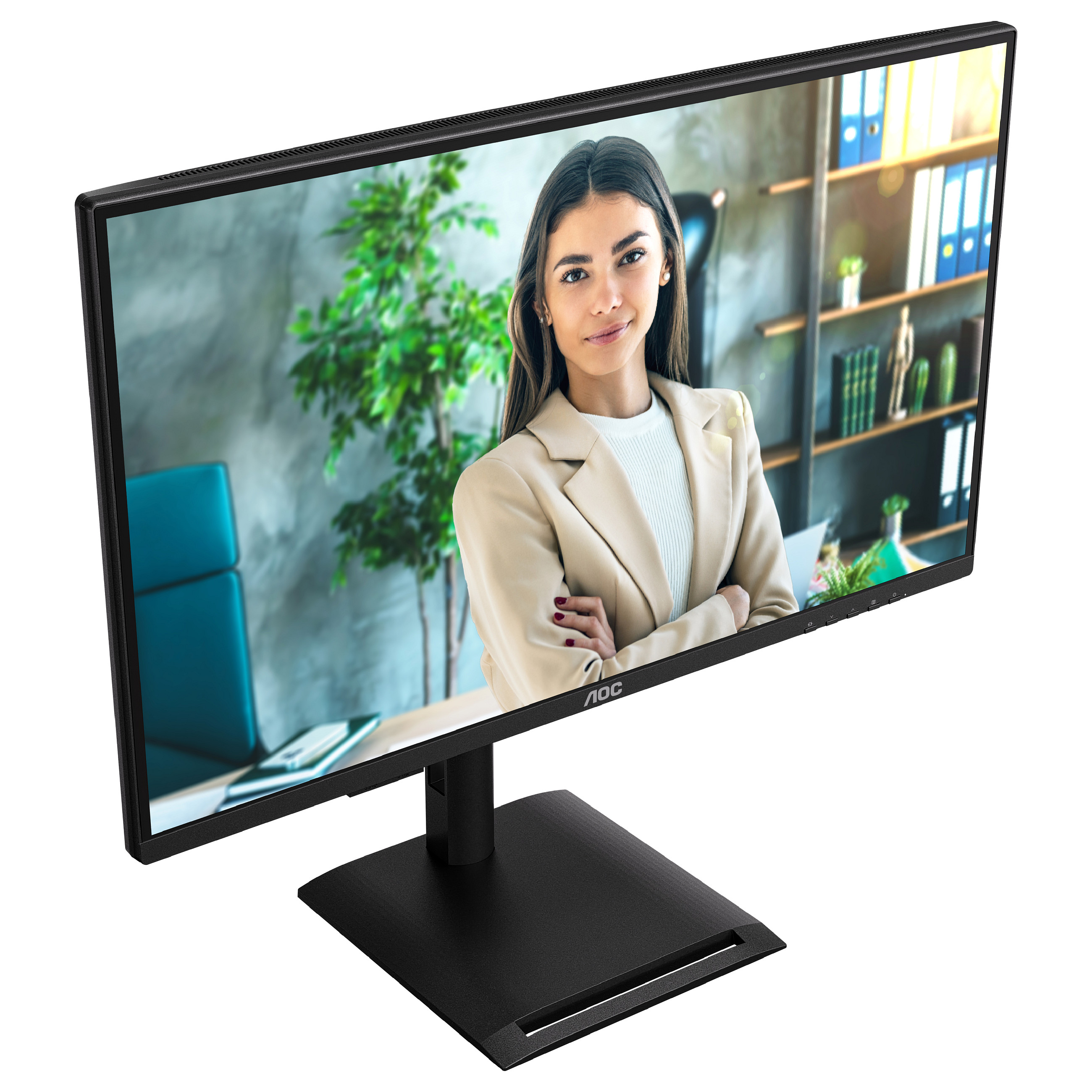 Monitor AOC Q27P4U / 27" / Wide Quad HD IPS / 120 Hz / 4ms / USB + USB-C + HDMI + DP - Zezë - 8