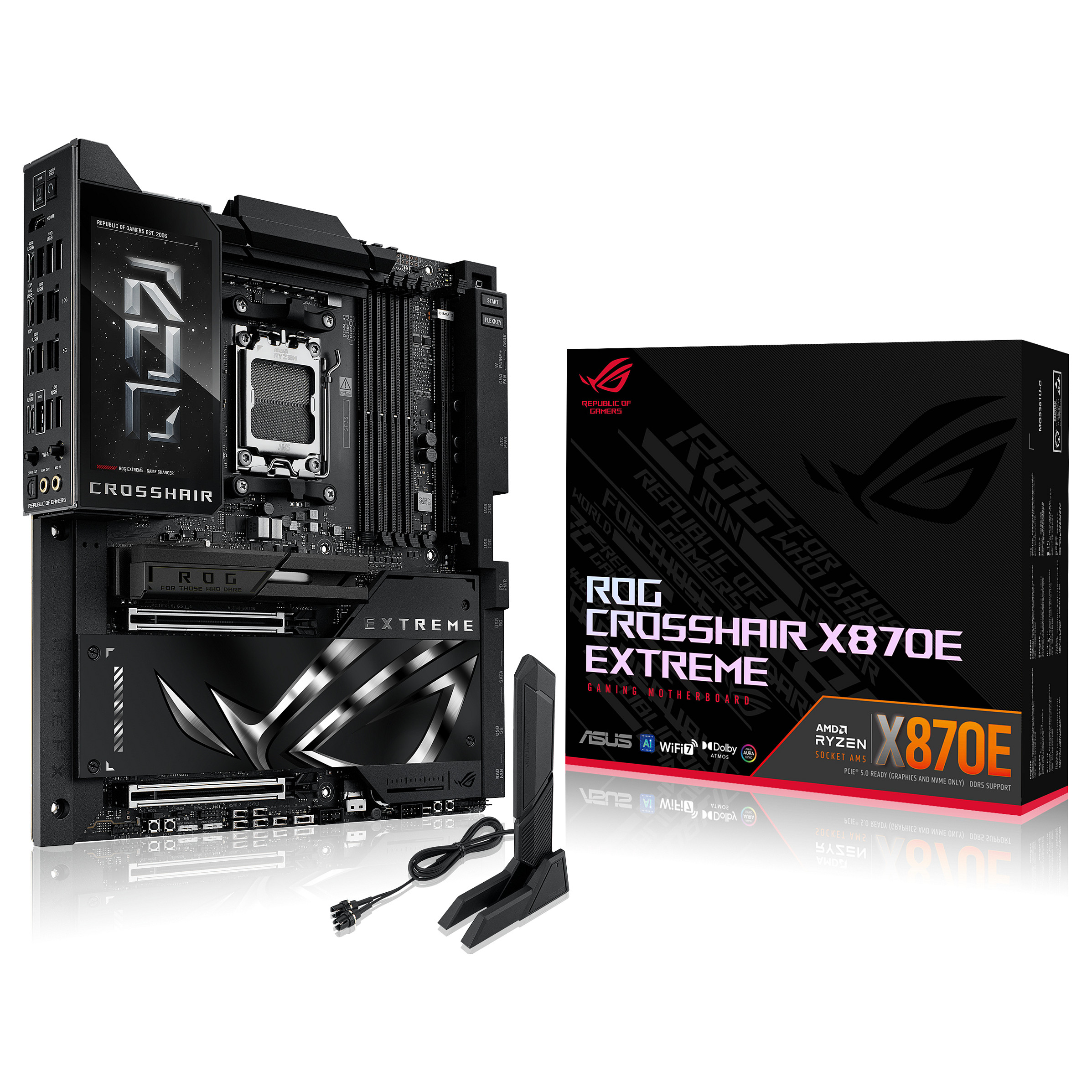 Pllakë Amë AMD ASUS ROG CROSSHAIR X870E EXTREME / AM5 / DDR5 / HDMI - 1