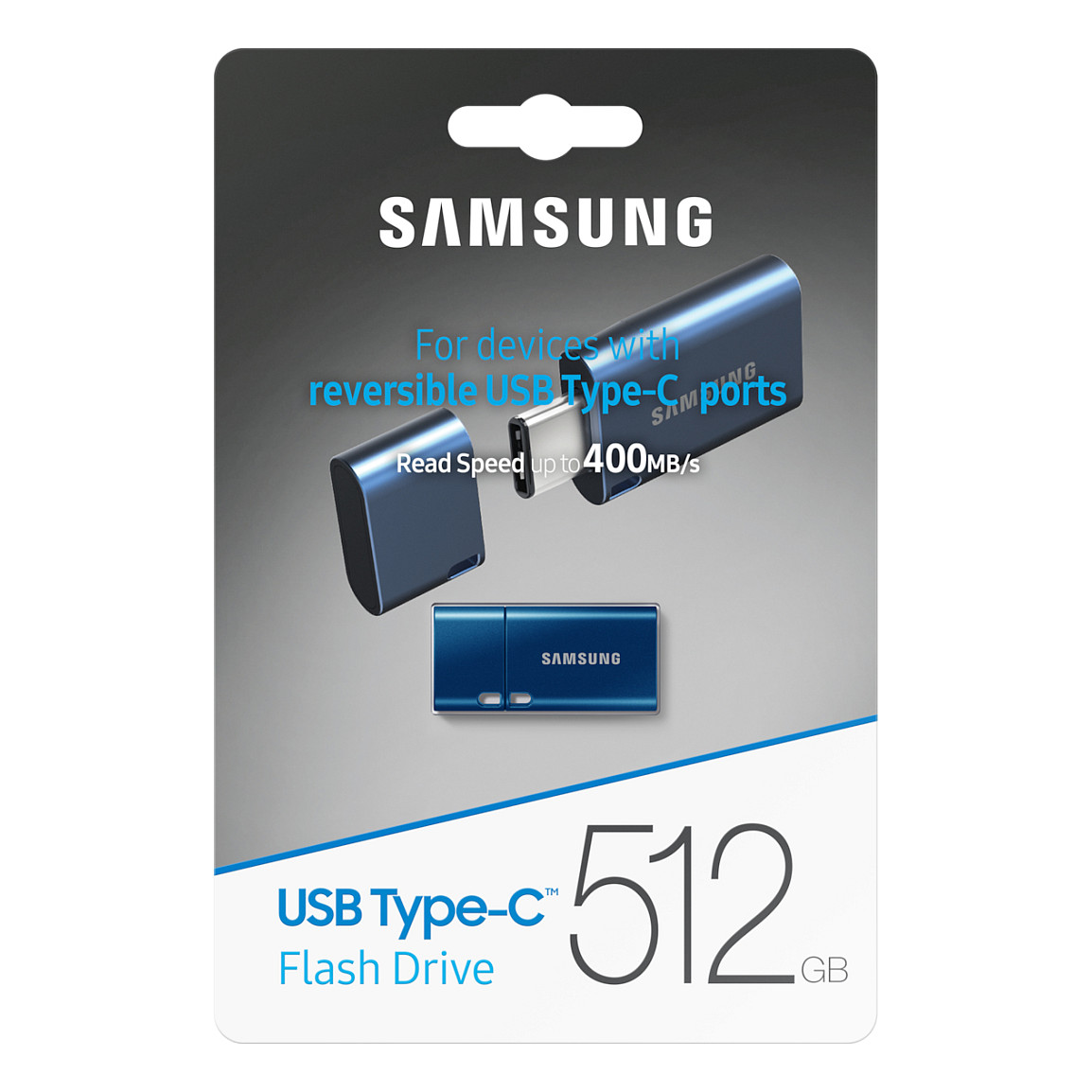 USB Flash Drive / Samsung / Type-C / 512GB / USB-C 3.1 / Blu - 8