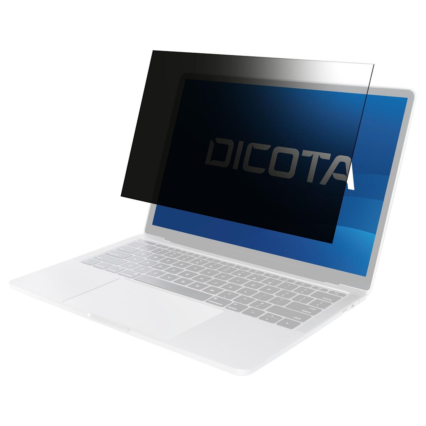 Filtër Privatësie DICOTA D50057-2MG, 23.8", 16:9, Magnetik, 2-Drejtimësh, ±30°, Reduktim i Dritës Blu 43% - Zezë
