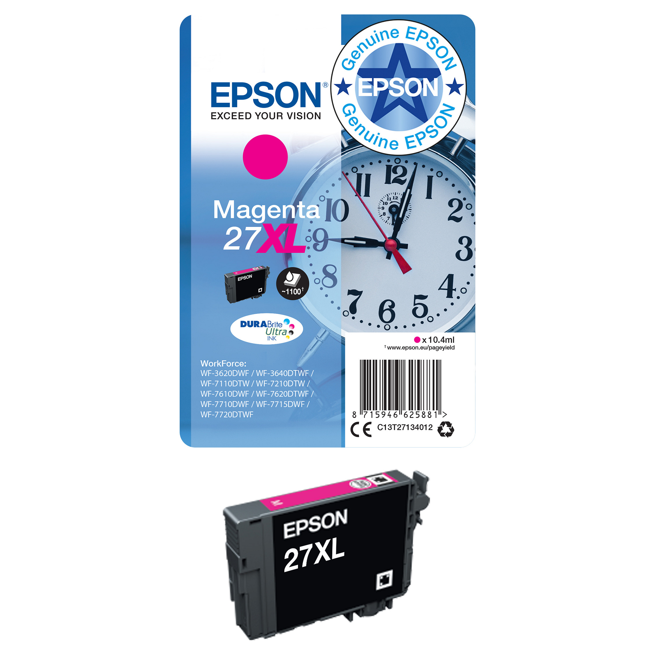 INK Epson / 27 / T2703 / Blister - Rozë - 12