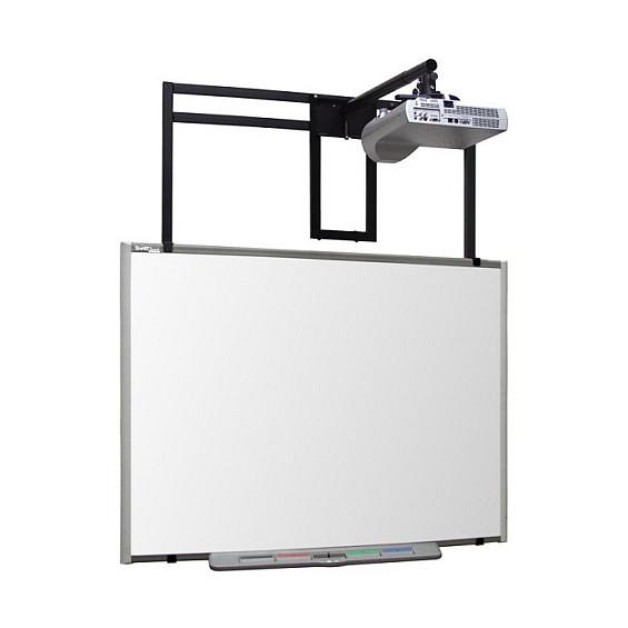 Mbajtëse për Whiteboard Neomounts WHITEBOARD-W100 / deri 25kg / Lartësi 0–180cm / Montim në Muri - Zezë