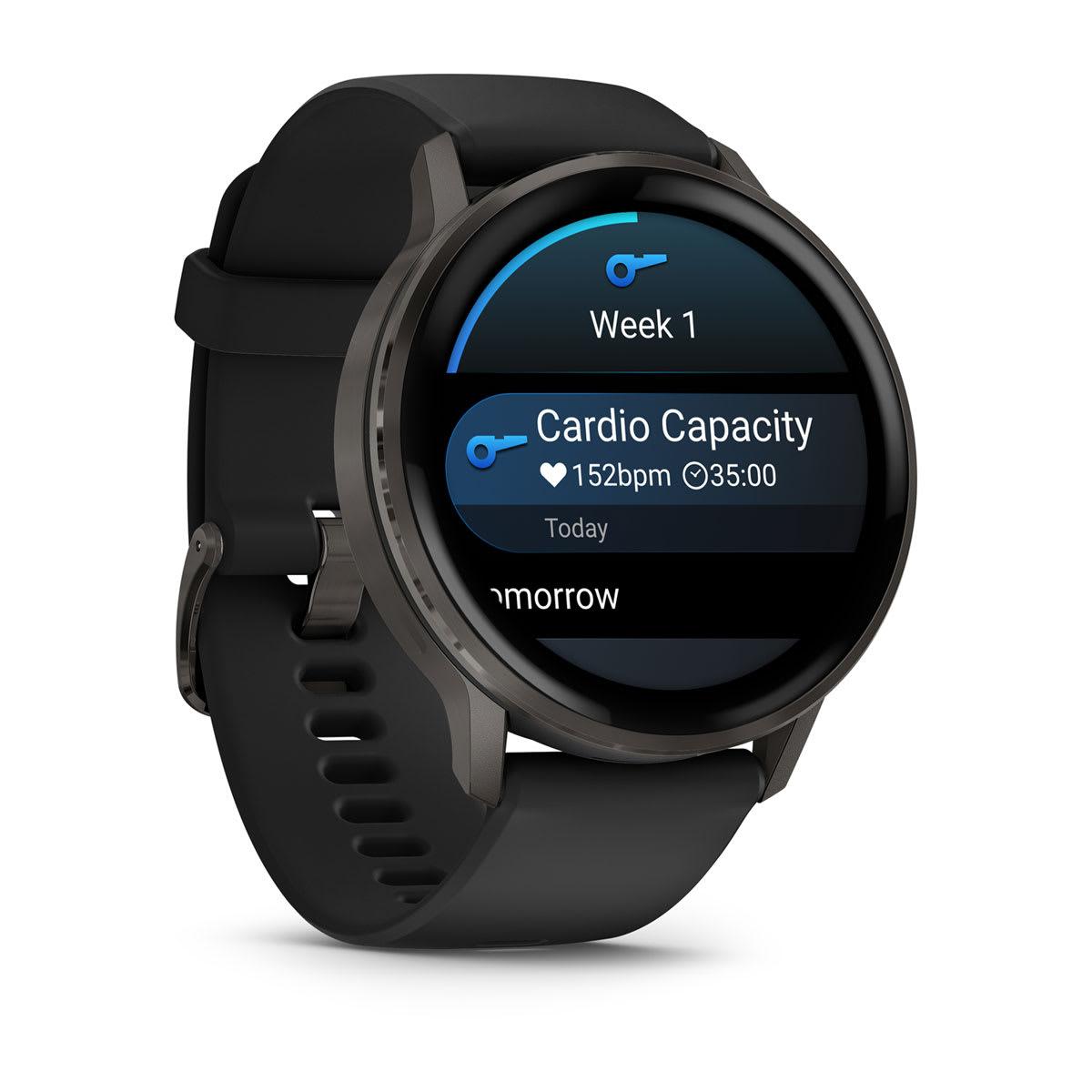 Orë e Mençur Garmin Venu 4 / 45 mm / AMOLED 1.4" / GPS / Bluetooth / Wi-Fi / 12 Ditë –Zezë - 3