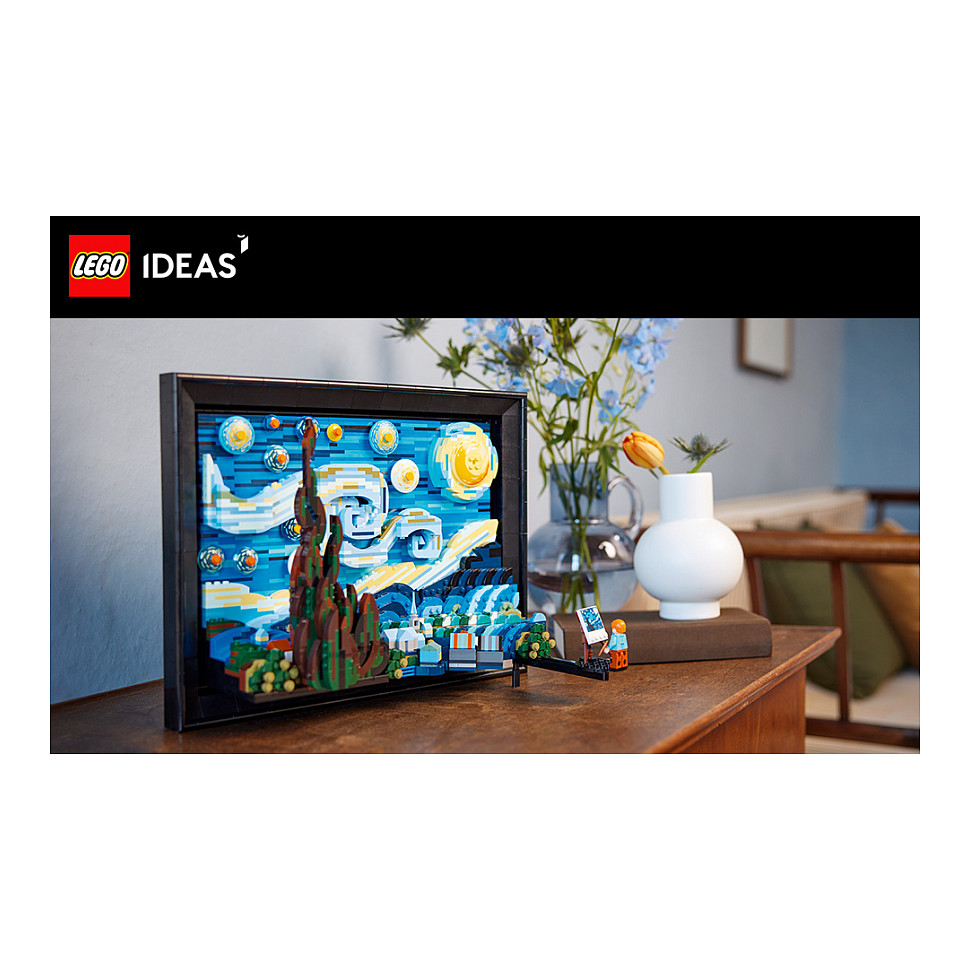 LEGO Ideas Vincent van Gogh – The Starry Night - 33