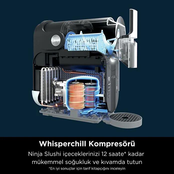 Makine për Pije të Ngrira SharkNinja Ninja Slushi / FS301EU / 200W / 2.5L / RapidChill / 6 Funksione – Blu/Hiri - 6