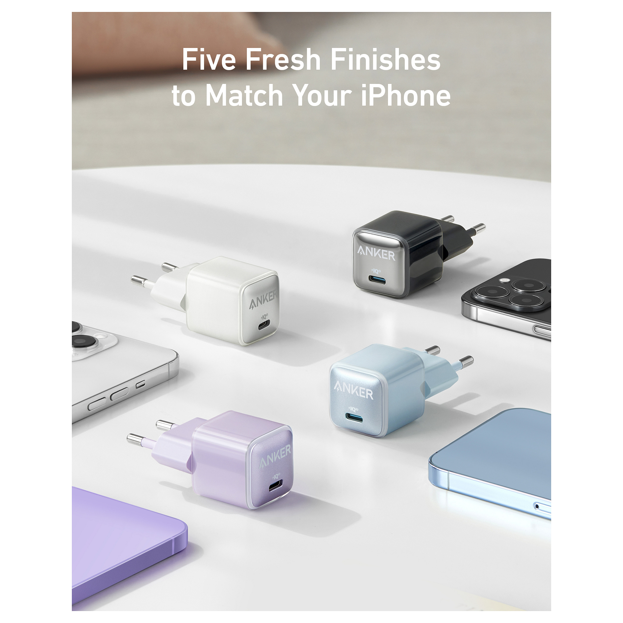 Adapter Anker 512 Nano Charger Pro 20W 1 x USB-C i bardhë - 3
