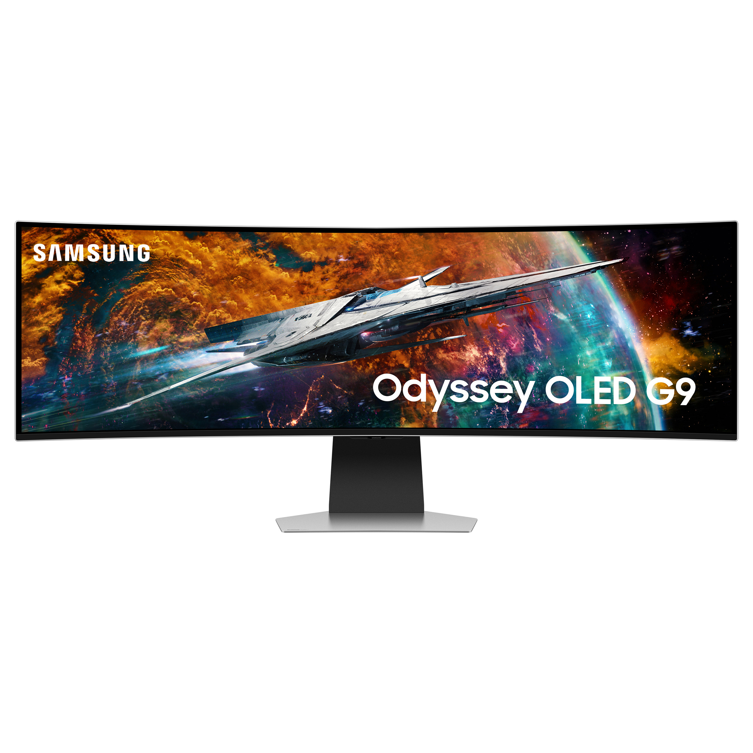Monitor Gaming Samsung Odyssey OLED G9 (G95SC) / 49" / Dual QHD QD-OLED Curved / 240Hz / 0.03ms / USB-C+HDMI+DP+USB - Zezë