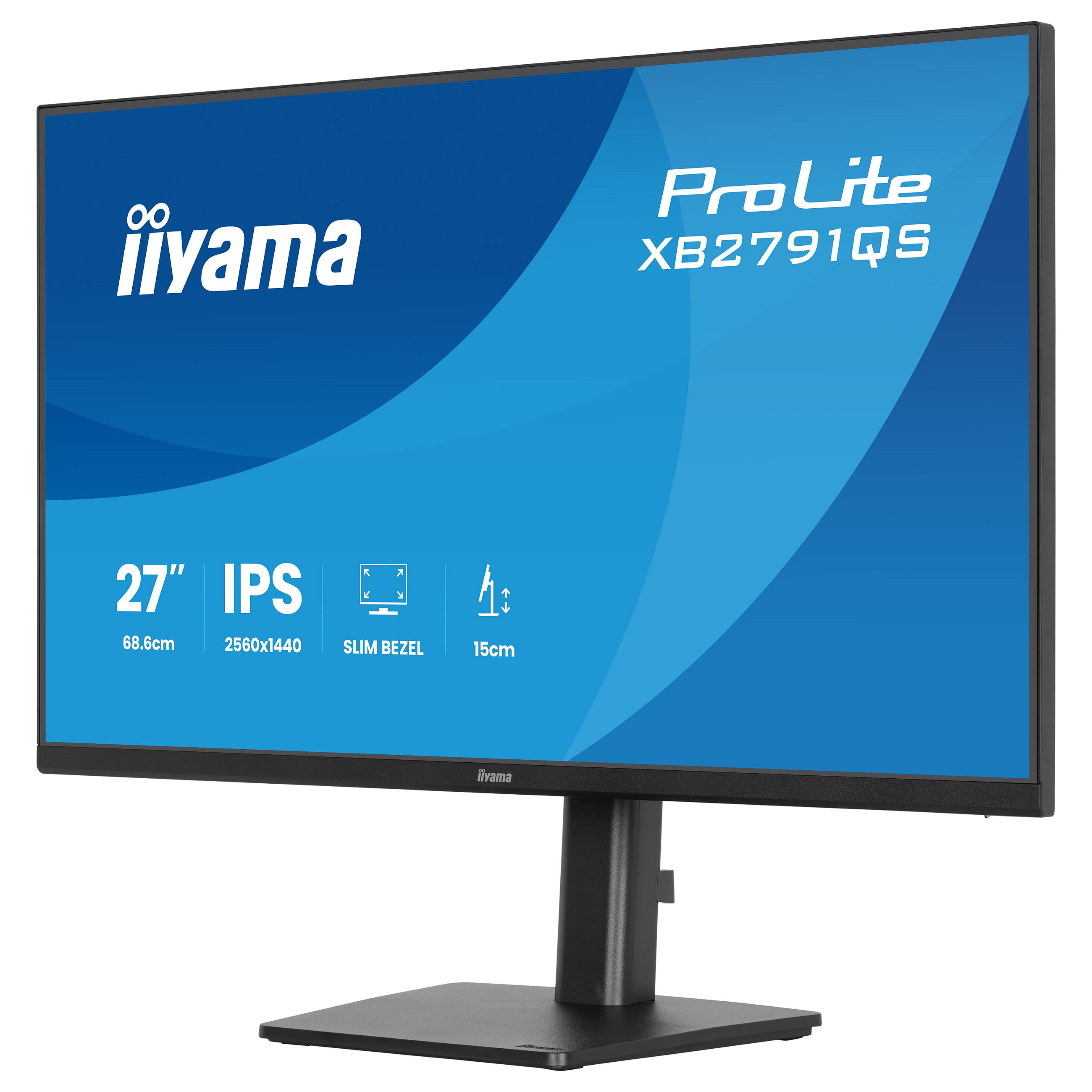 Monitor IIYAMA XB2791QS-B1 / 27"/ Quad HD IPS / LED / 75Hz / 1ms / HDMI+DP - Zezë - 8