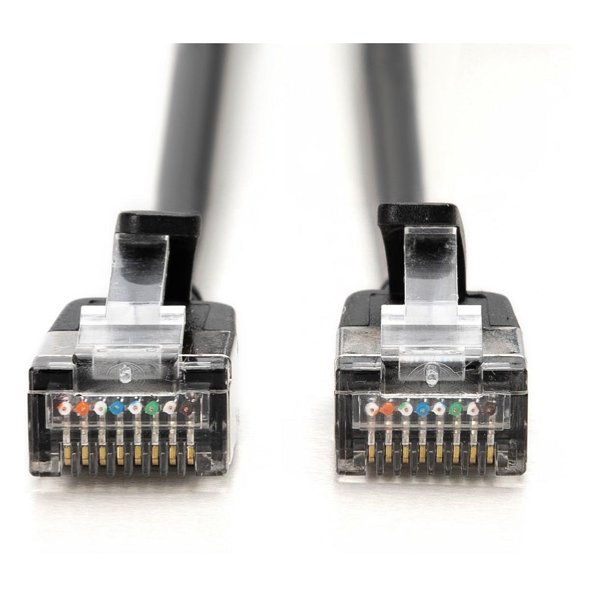 Kabllo për Rrjet DIGITUS DK-1632-A-010S-BL / Cat 6A / F/FTP / RJ-45 / 10Gbps / 1m - Zezë - 2