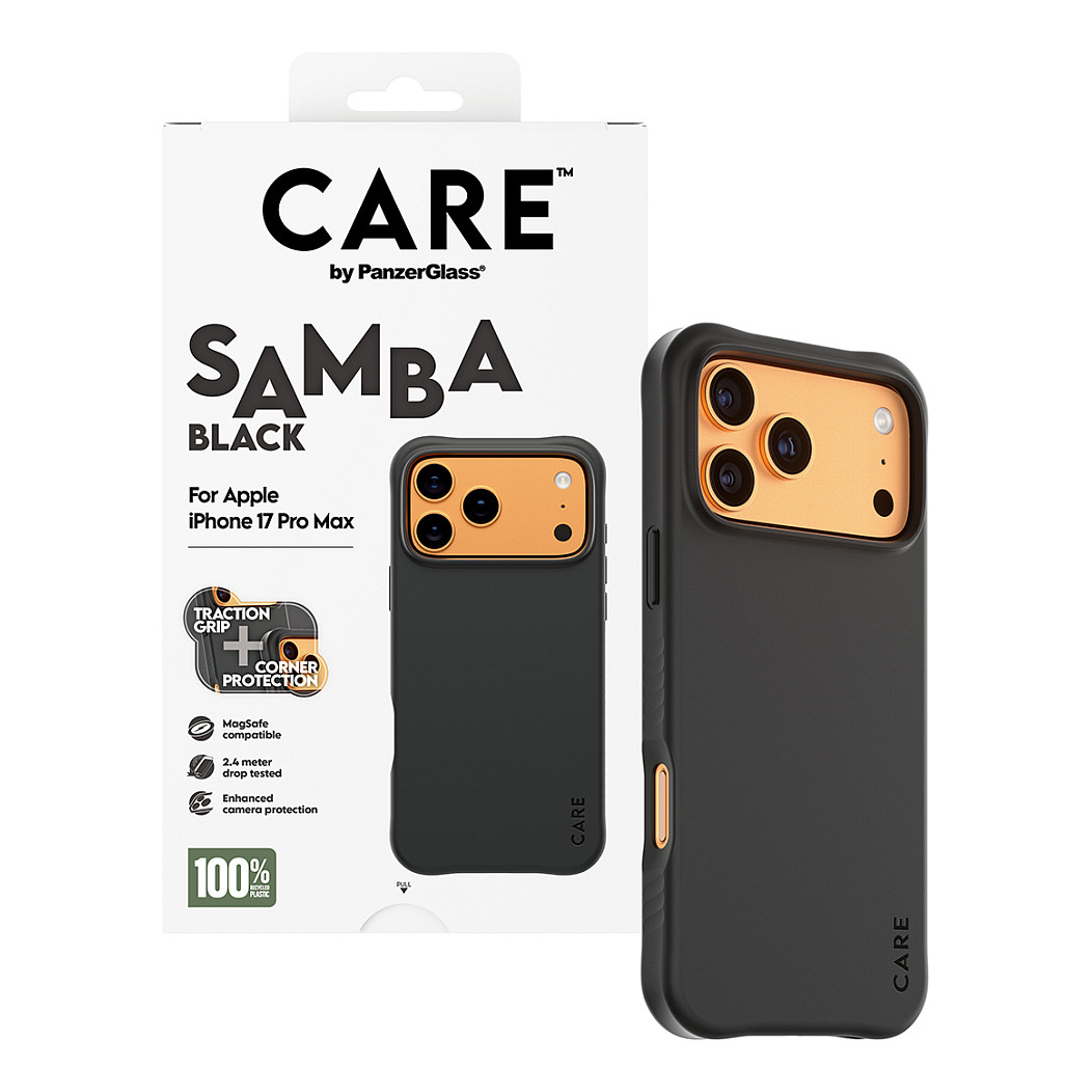 CARE Fashionable Samba Black Case with MagSafe for iPhone 17 Pro Max - 5