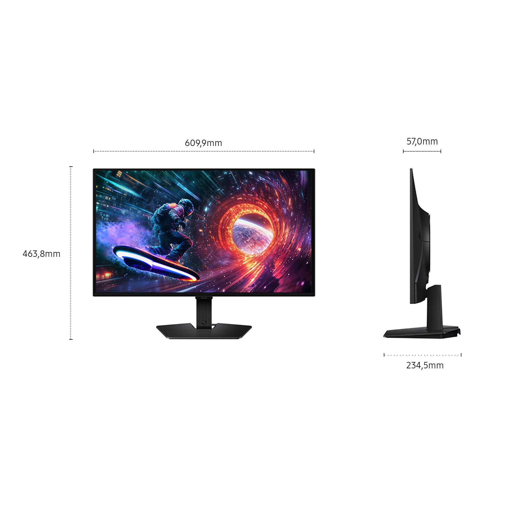 Monitor Gaming Samsung Odyssey S27FG502SU / LS27FG502SUXEN / 27" / QHD IPS / 180Hz / 1ms / HDMI+DisplayPort - Zezë - 3