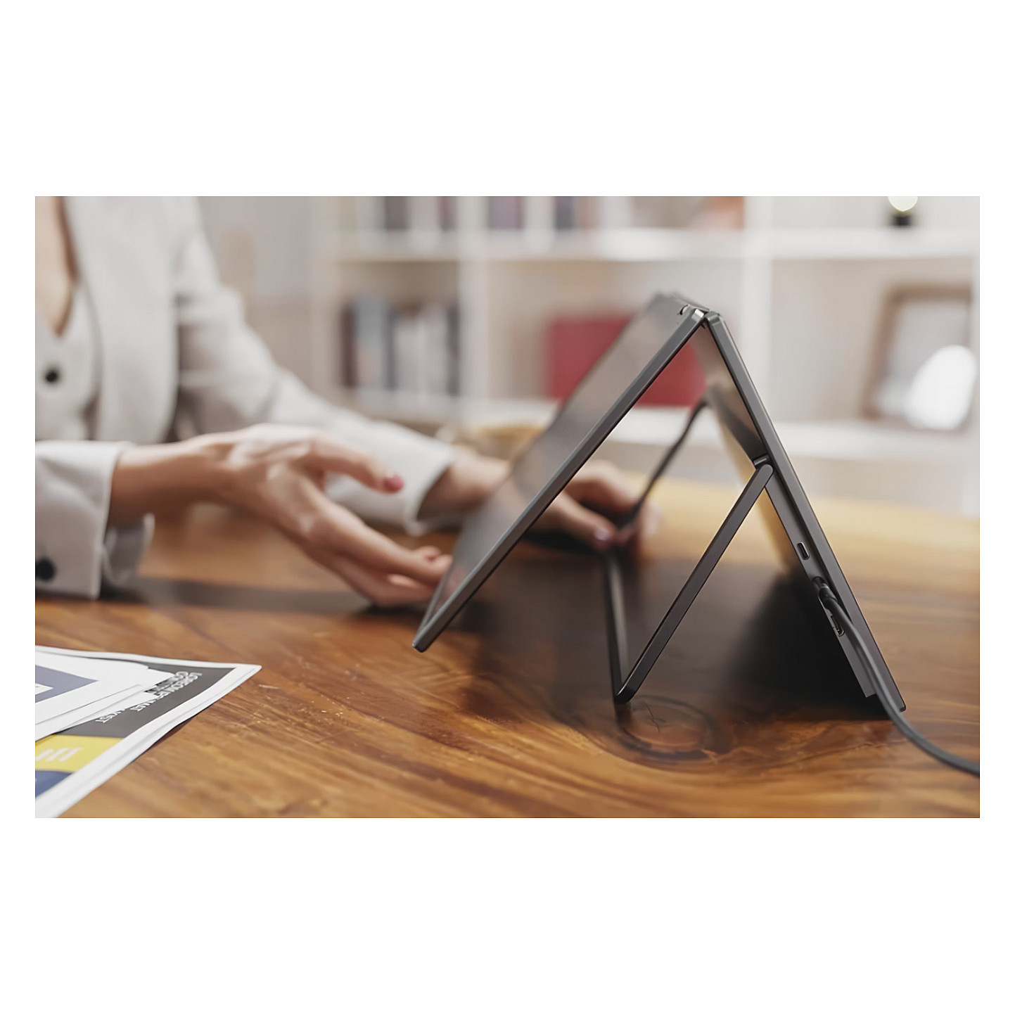 Monitor Acer PD163Qbm / 15.6″ / Double FHD IPS LED / 60Hz / 8ms / HDMI + 2× USB-C + USB - Argjendi - 13