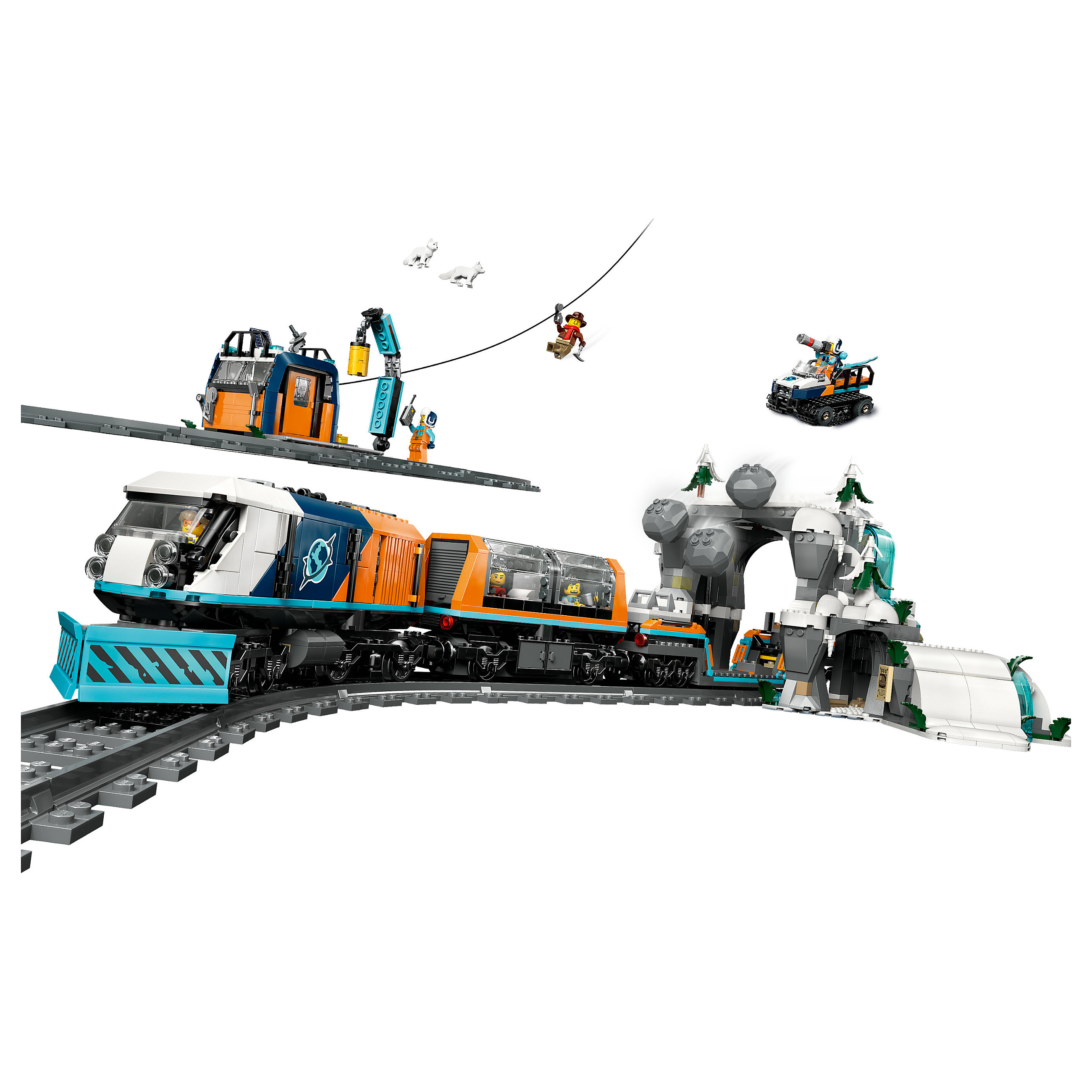 LEGO City Explorers Arctic Polar Express Train – Mix - 6