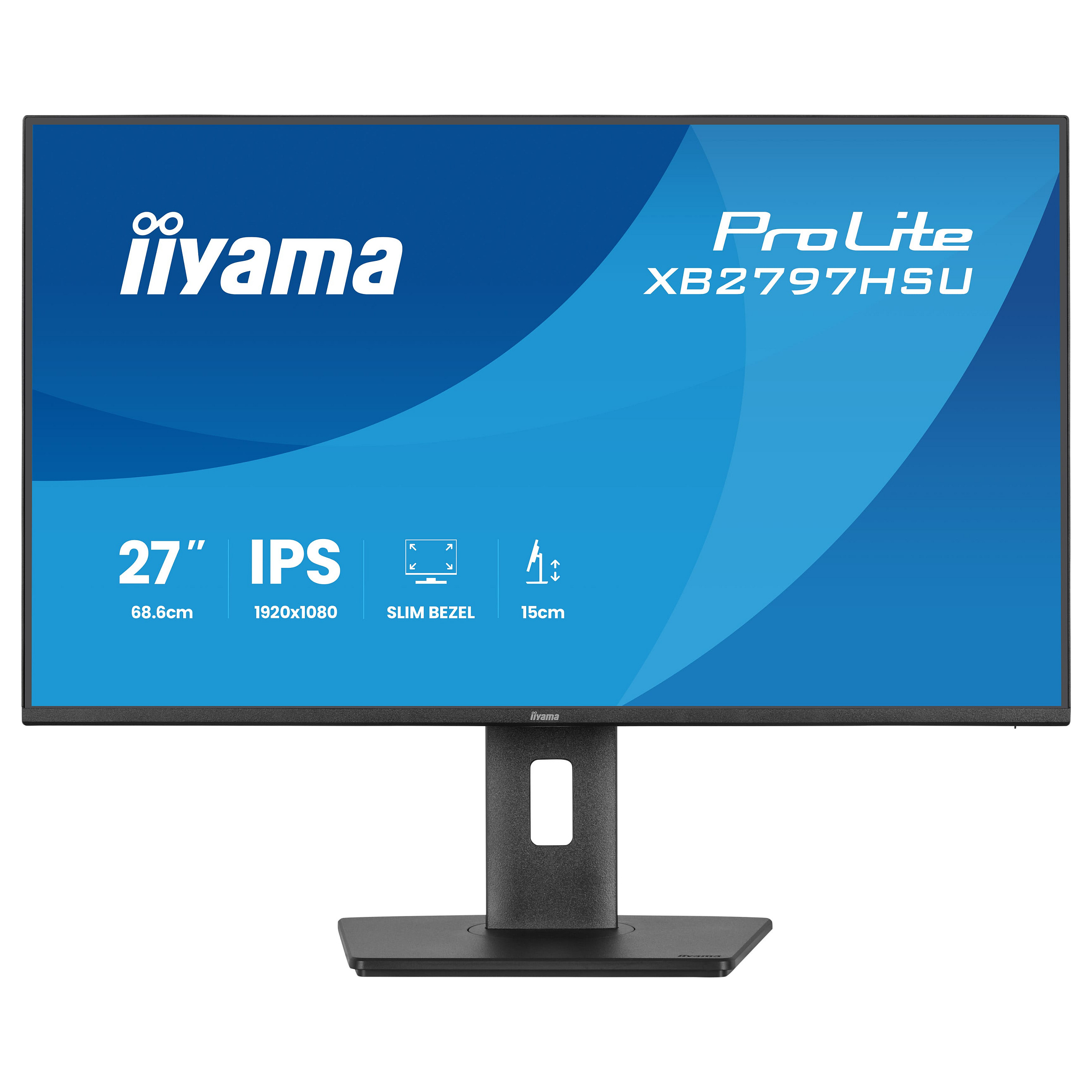 Monitor iiyama ProLite XB2797HSU-B1 / 27"/ Full HD IPS / LED / 120 Hz / 4 ms / HDMI+USB+DP- Zezë - 4