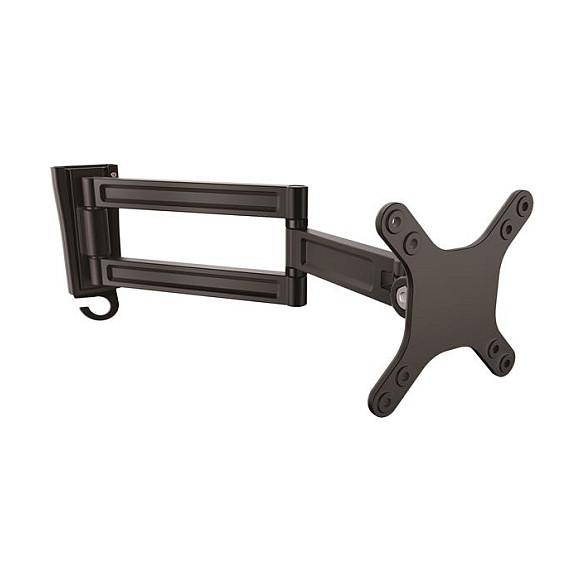 Mbajtëse për Monitor StarTech.com ARMWALLDS , 1 Monitor , 13–34" , deri 15kg , Dual Swivel , VESA 75x75 & 100x100 - Zezë
