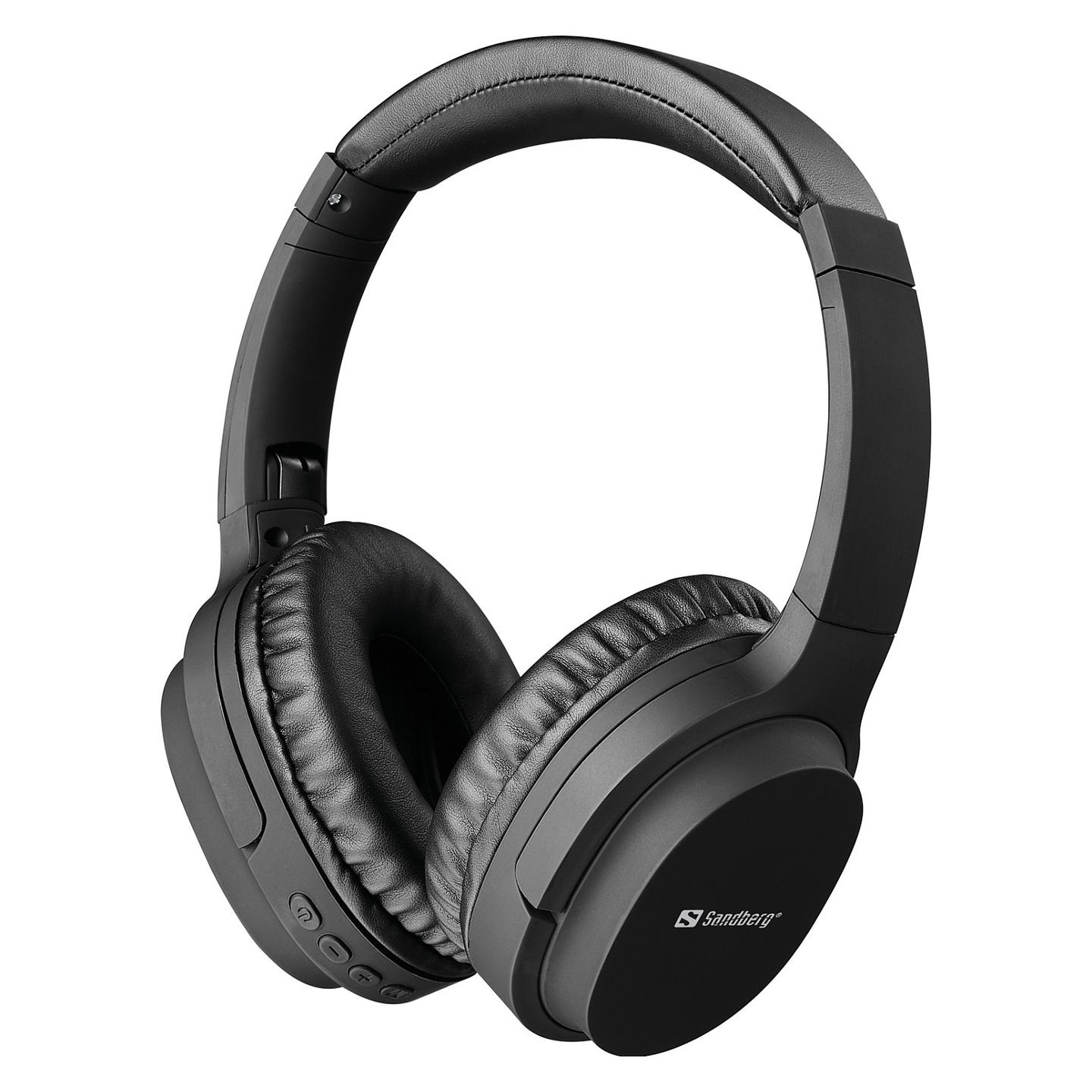 Kufje pa kabllo Sandberg Play'n Go / 40mm / Bluetooth 5.0 / AUX 3.5mm / Micro-SD - Zezë - 1