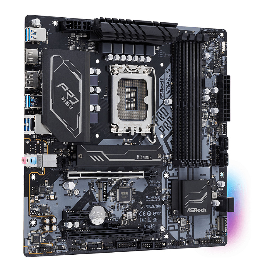 Pllakë Amë ASROCK H670M PRO RS - 4