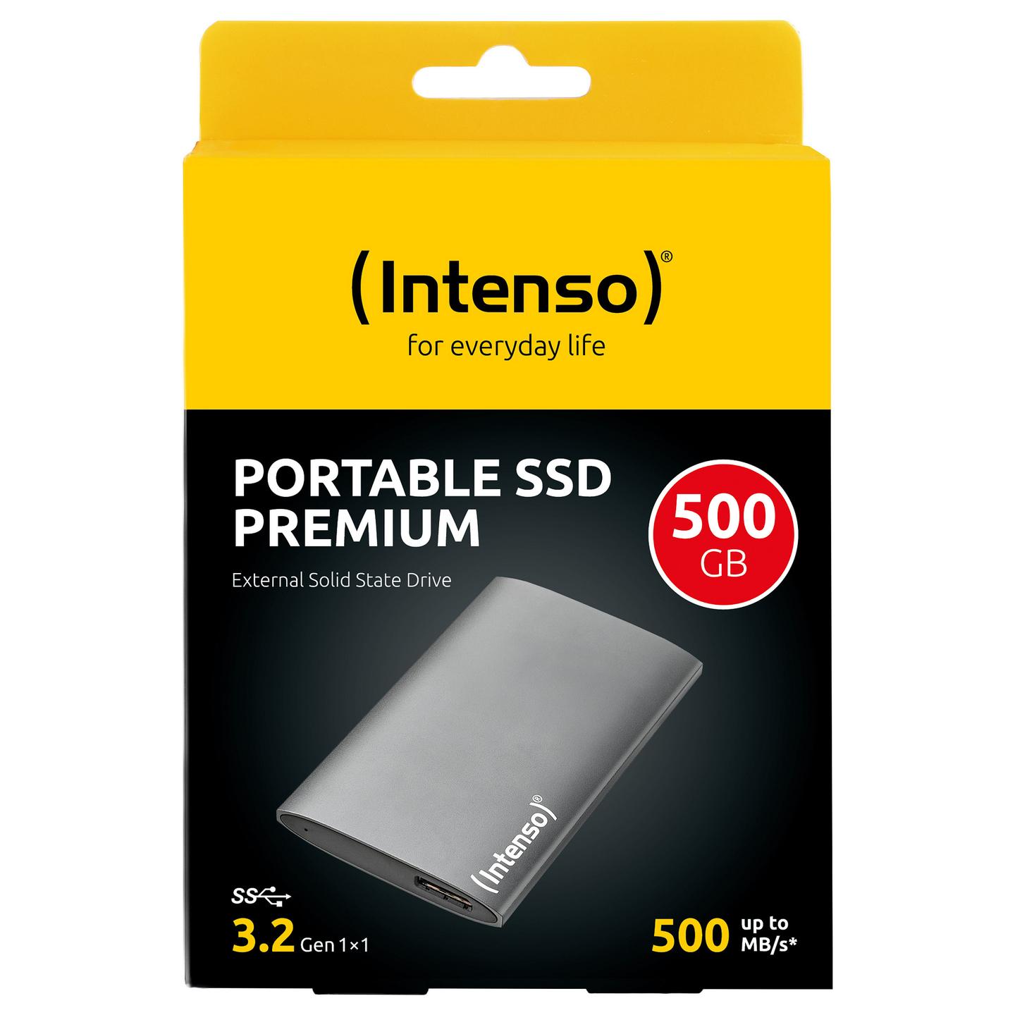 SSD e Jashtme Intenso Premium 3823450 / 500GB / USB-A 3.2 Gen 1 – Antracit - 8